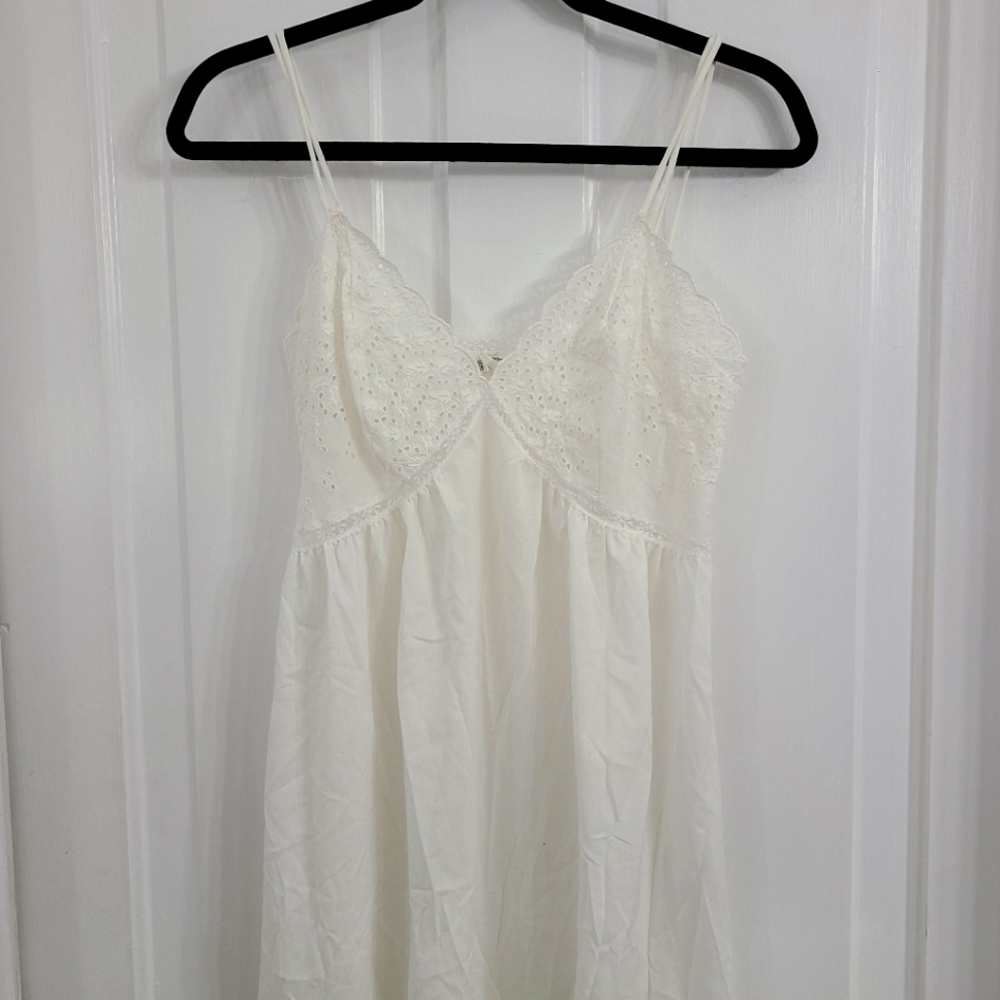 White Eyelit Dress